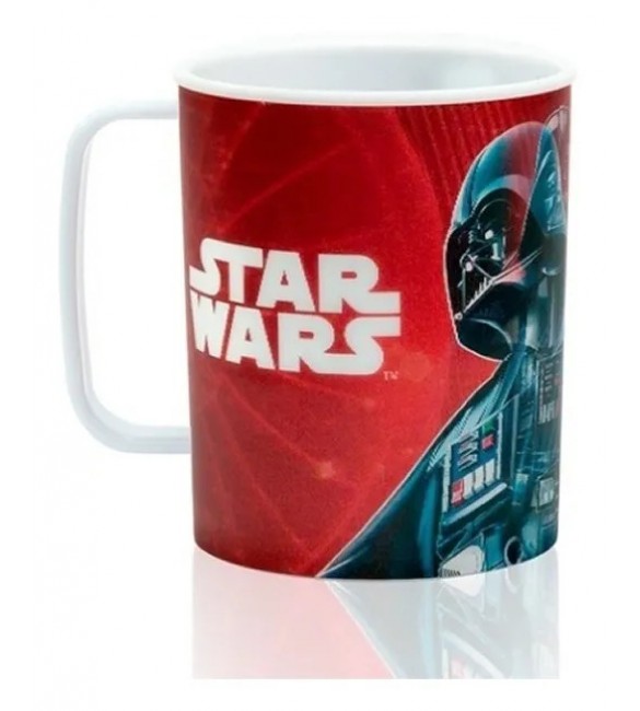 Caneca Infantil Plastica 3D 325ml -Star Wars